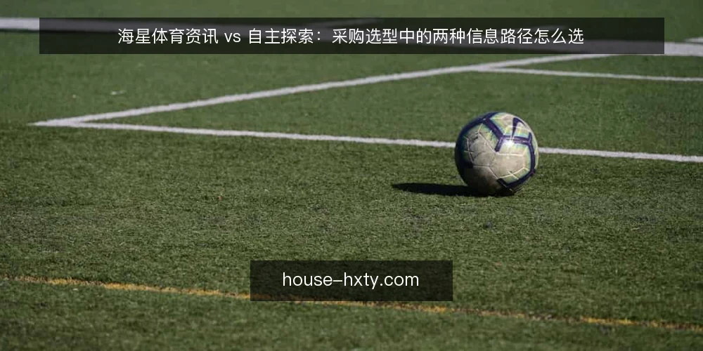 海星体育资讯 vs 自主探索:采购选型中的两种信息路径怎么选 — 先定义需求:你要解决的是信息缺口还是判断缺口 配图